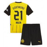 Dres Borussia Dortmund Donyell Malen #21 Domaci za djecu 2024-25 Kratak Rukav (+ kratke hlače)